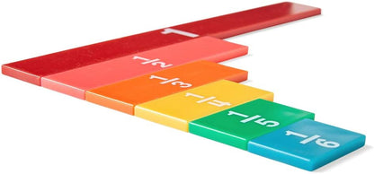 hand2mind Plastic Rainbow Fraction Circles, Circle Manipulatives, Fraction Tools for Kids, Math School Supplies, Montessori Math Materials, Classroom Math Manipulatives 4th Grade (15 Sets of 51)