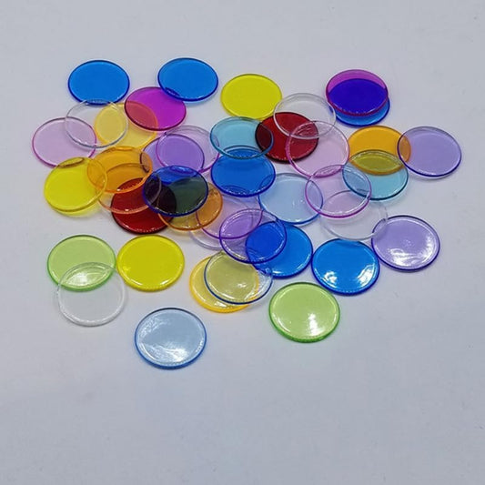 Totority 15Mm Assorted Color Bingo Chips - 200Pcs Plastic Counting Markers for Bingo Games Math Learning and Classroom Activities