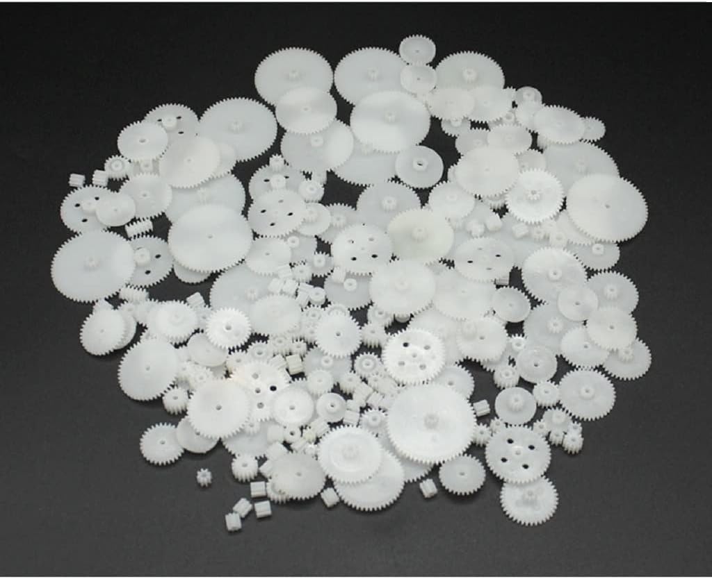 200pcs Plastic Gears 0.5 Module for DC Motor DIY Model Toys Accessories