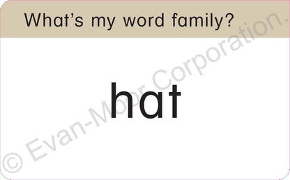 Word Families - Flashcards (Learning Line)