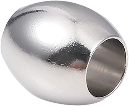 BEADIA Stainless Steel Spacer Beads 3x2.5mm Round Loose Charm Caps Beads for DIY Jewelry Making 100pcs with 1mm Hole