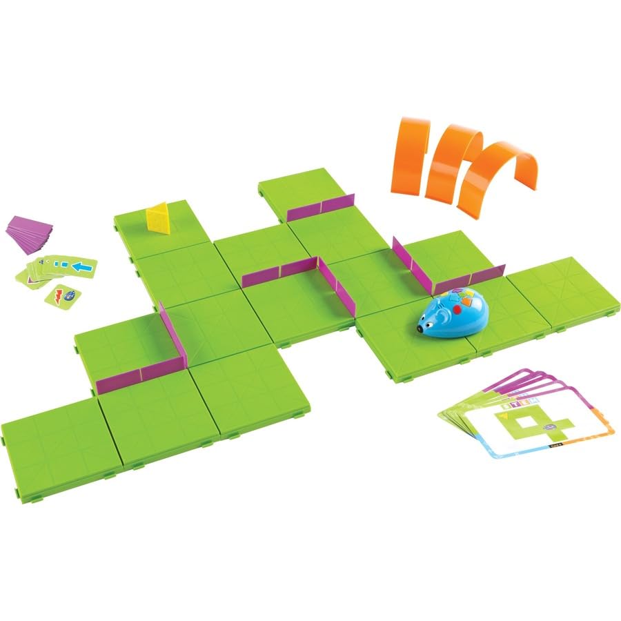 Learning Resources Code & Go┬« Robot Mouse Activity Set, ScreenΓÇæFree Coding Robot Toy, Early Programming for Kids Ages 4+, STEM Robotics Kit