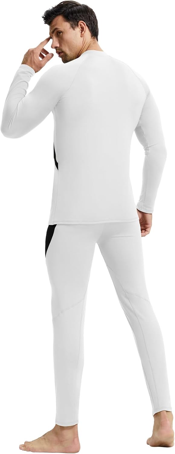 CL convallaria Thermal Underwear Long Johns Set Mens Winter Gift Hunting Gear Sport Base Layer Bottom Top - Colors A