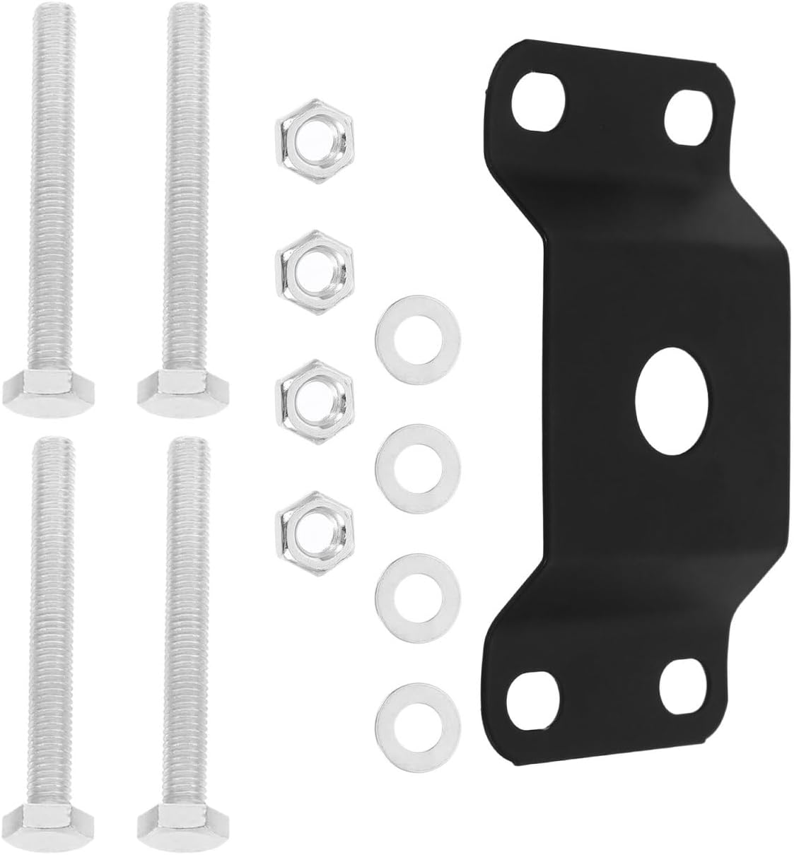 Toyvian Solar Light Mounting Bracket for Outdoor Use Adjustable Pole Mounting Kit Compatible Street Light Fixtures Solar Panel Pole Accessories