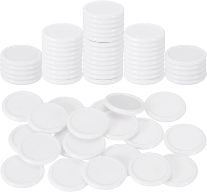 uxcell 100Pcs 0.8 Inch Plastic Poker Chips, Mini Bingo Chips Learning Counters Counting Counters Disks Markers Opaque Game Tokens for Game Play Math Counting, Yellow