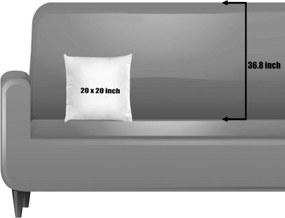 Ambesonne I Love You Decorative Throw Pillow Case Pack of 4, Bear and Fox in Love Counting Stars at Night Animal Birthday Print, Cushion Cover for Couch Living Room Car, 16", Orange Slate Blue Grey
