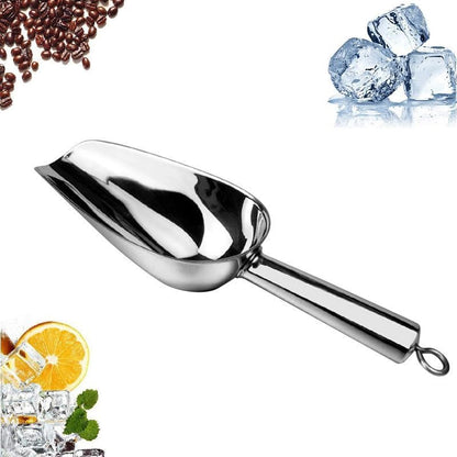 Set of 4 Plastic Ice Scoops, Kitchen Multipurpose Food Scoops for Canisters, Freezer, Flour, Dry Foods, Coffee Beans, Pop Corn, Pet Food (Mix 4 (Set of 4), 150ml, BPA-Free, Dishwasher Safe)