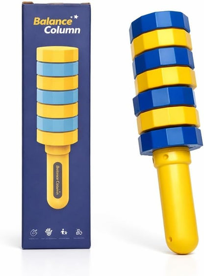 Wooden Balance Column Toy – 360° Swing Balance Stick Game for Teens & Adults 14+, Hand-Eye Coordination & Party Game for Stress Relief, Brain Training & Family Gatherings