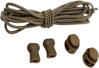 Elastic Shoelaces Round Locking No Tie Shoe Laces Kids Adult Lazy Rubber Sneakers Shoelace