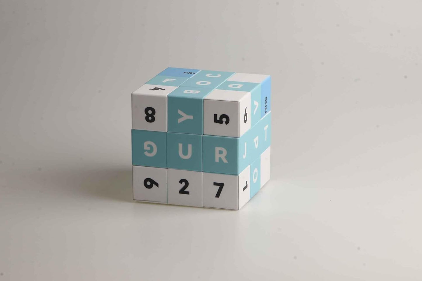 Calendar 3x3 Speed Cube, UV Printing Cube Magic Cube Educational Puzzles Toys for Kids,Beginners and Adults (Stickerless)