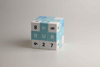 Calendar 3x3 Speed Cube, UV Printing Cube Magic Cube Educational Puzzles Toys for Kids,Beginners and Adults (Stickerless)