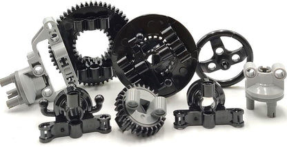 dspitwod MOC Technical Wheels Connectors Rack Gear Car Suspension Building Brick Accessories Pieces Sets STEM Learning Kits Engineering Toy Gift for Kids …