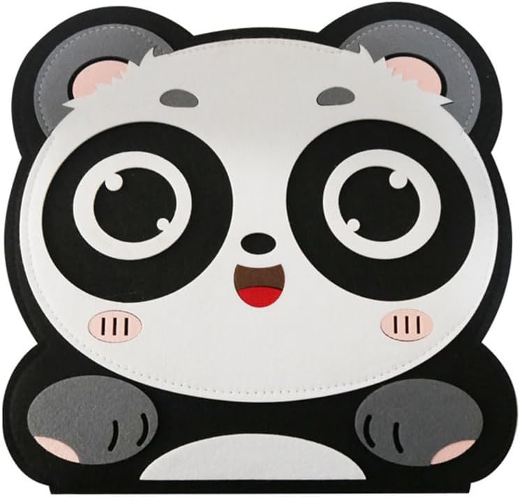 Montessori Panda Busy Board, Felt Dressing Activity Board, Toddler Fine Motor Skill Toy