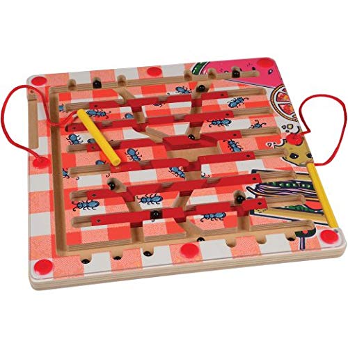 Cre8tive Minds 11" Square Picnic Crumb Challenge Magnetic Maze Game