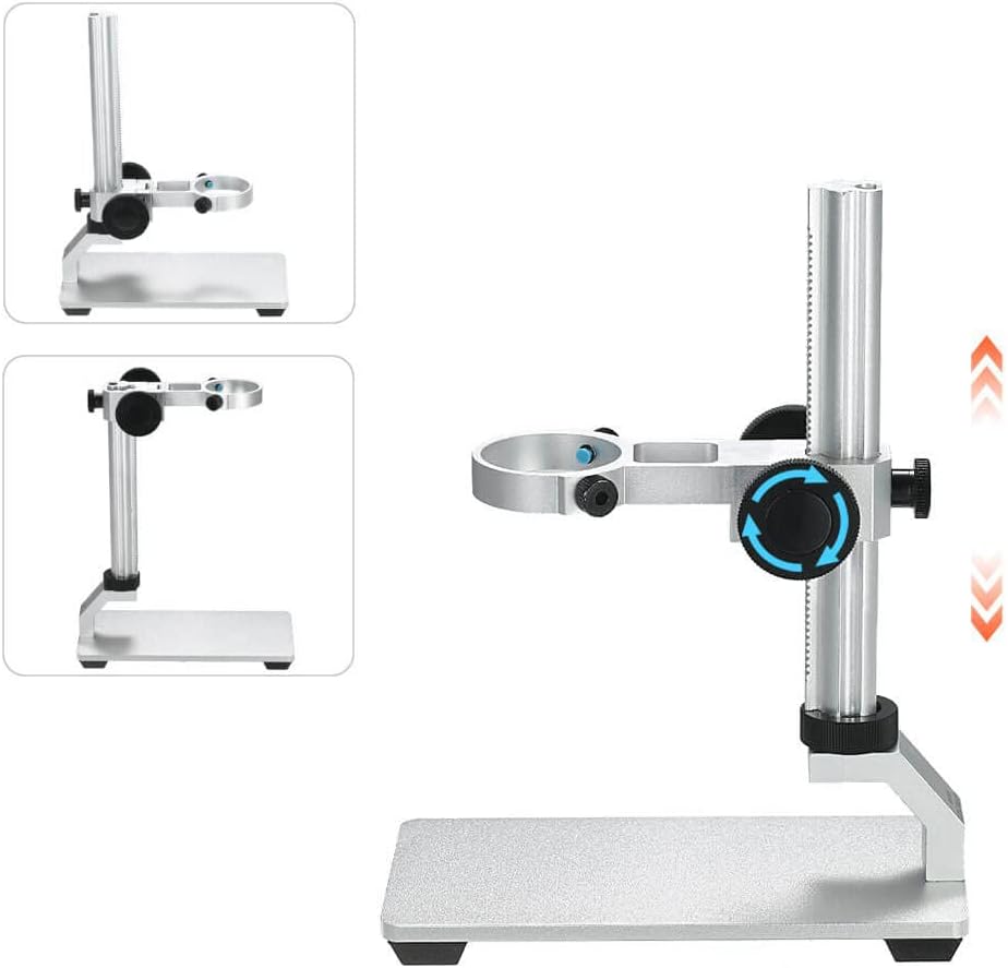 4K WiFi Microscope for iPhone Android PC, 50-1000X USB Digital Microscope Wireless Super HD Endoscope Camera Compatible with All Cellphones iPad Android Tablet Windows Mac Chrome Linux