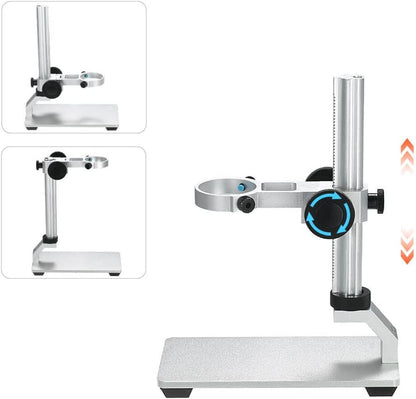 4K WiFi Microscope for iPhone Android PC, 50-1000X USB Digital Microscope Wireless Super HD Endoscope Camera Compatible with All Cellphones iPad Android Tablet Windows Mac Chrome Linux