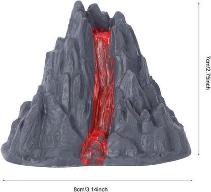 Garneck 10Pcs Simulation Volcano Toy Model - 3.14 Inch Realistic Mini Plastic Volcano Model Dinosaur World Scene Figurine Ornament for Science Experiments Fish Tank Aquarium Fairy Garden Landscape De