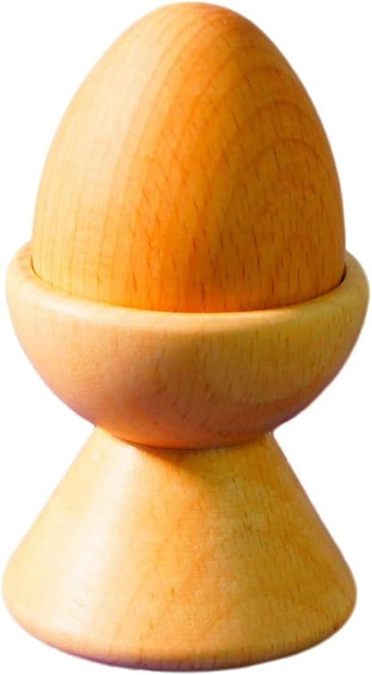 Wooden Egg and Cup Set, Montessori Educational Toy for Baby