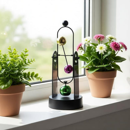 Perpetual Motion Kinetic Art Swing Physics Mechanics Balance Physics Desk Home Decor FN29