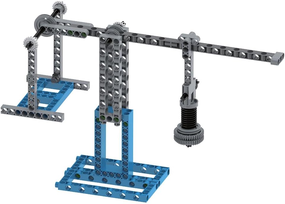Thames & Kosmos Simple Machines Science Experiment & Model Building Kit, Introduction to Mechanical Physics, Build 26 Models to Investigate The 6 Classic Simple Machines