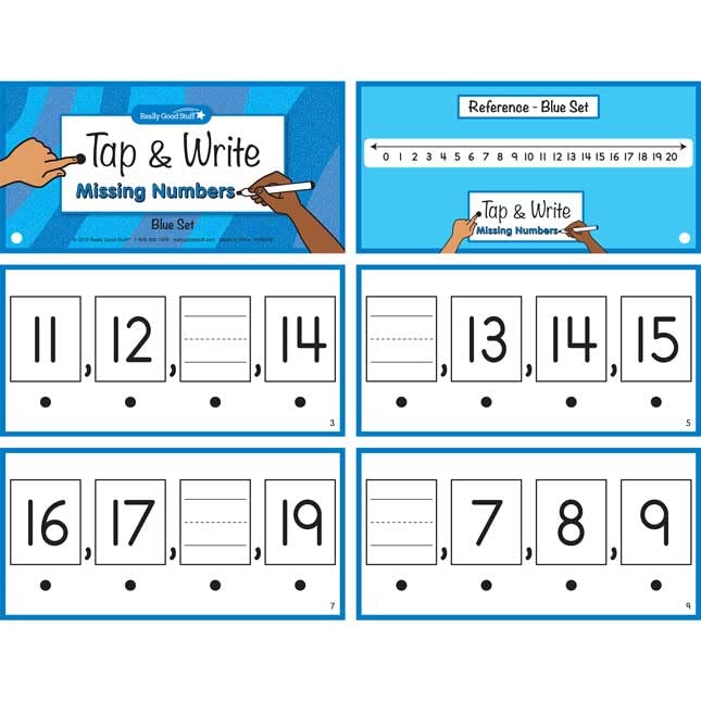 Really Good Stuff Tap and Write CVC Words - 120 Cards