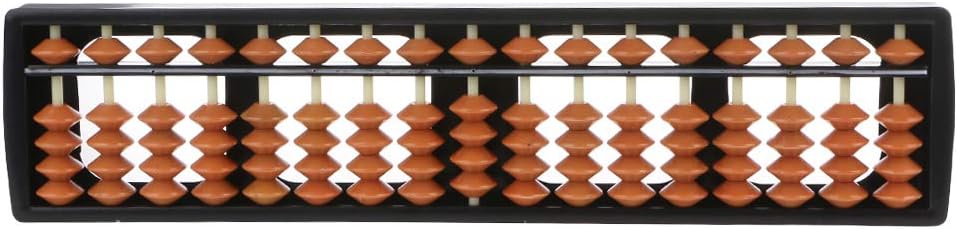 2pcs 17 Digit Rods Standard Abacus Soroban Chinese Japanese Calculator Counting Tool Mathematics Beginners Replacement Abacus for Toddler Montessori
