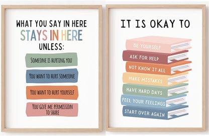 ajdvart 3 Funny Science Posters for Classroom/Home – STEM Teacher Wall Art & Bulletin Board Decorations for Elementary, Middle & High School Classrooms, Unframed Canvas 12"x16"