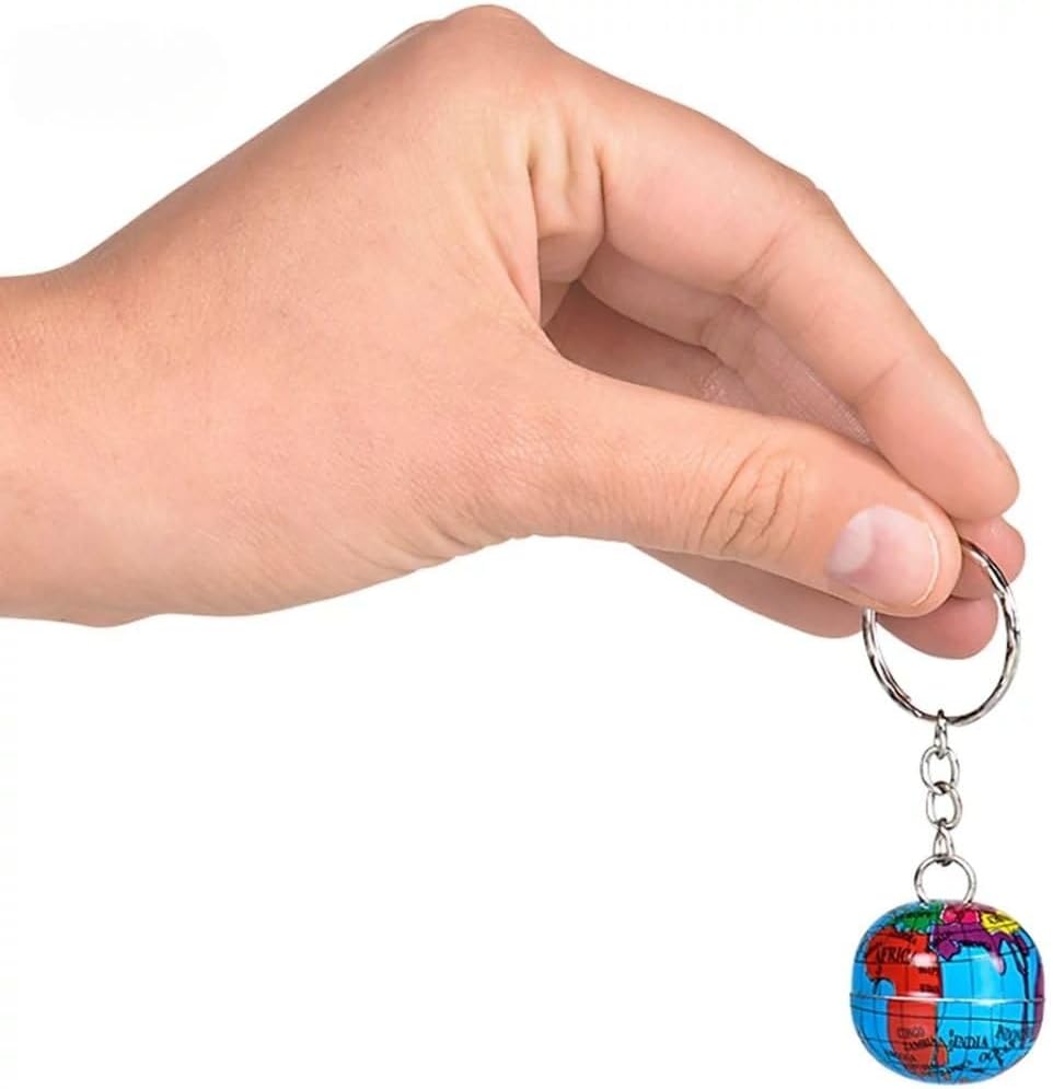 Rhode Island Novelty 1" Globe Keychain