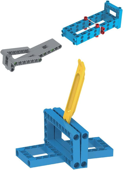 Thames & Kosmos Simple Machines Science Experiment & Model Building Kit, Introduction to Mechanical Physics, Build 26 Models to Investigate The 6 Classic Simple Machines