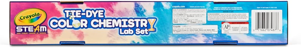 Crayola Color Chemistry Set (50 Experiments), Science Kit for Kids, STEM Toy for Kids, Gift for Boys & Girls, Ages 7, 8, 9