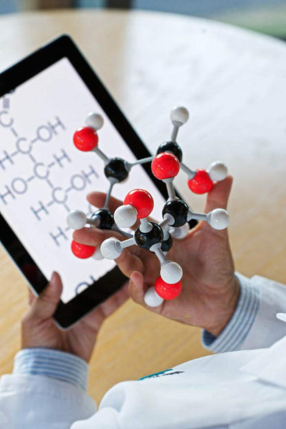 LINKTOR Chemistry Molecular Model Kit (444 Pieces), Student or Teacher Set for Organic and Inorganic Chemistry Learning, Motivate Enthusiasm for Learning and Raising Space Imagination, A Fullerene Set