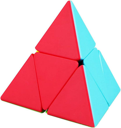 TANCH QIYI Speed Cube 2X2X2 No Stickers Magic Cube Puzzle Toy for Kids & Adults (Colorful)…