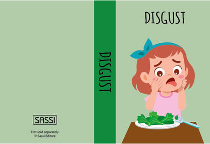 Sassi: My First Library - Emotions- 8 Cardboard Mini-Book Set, Feelings Development, Rhyming Stories, Portable Box, Read-Learn-Play, Kids-Toddlers 2+