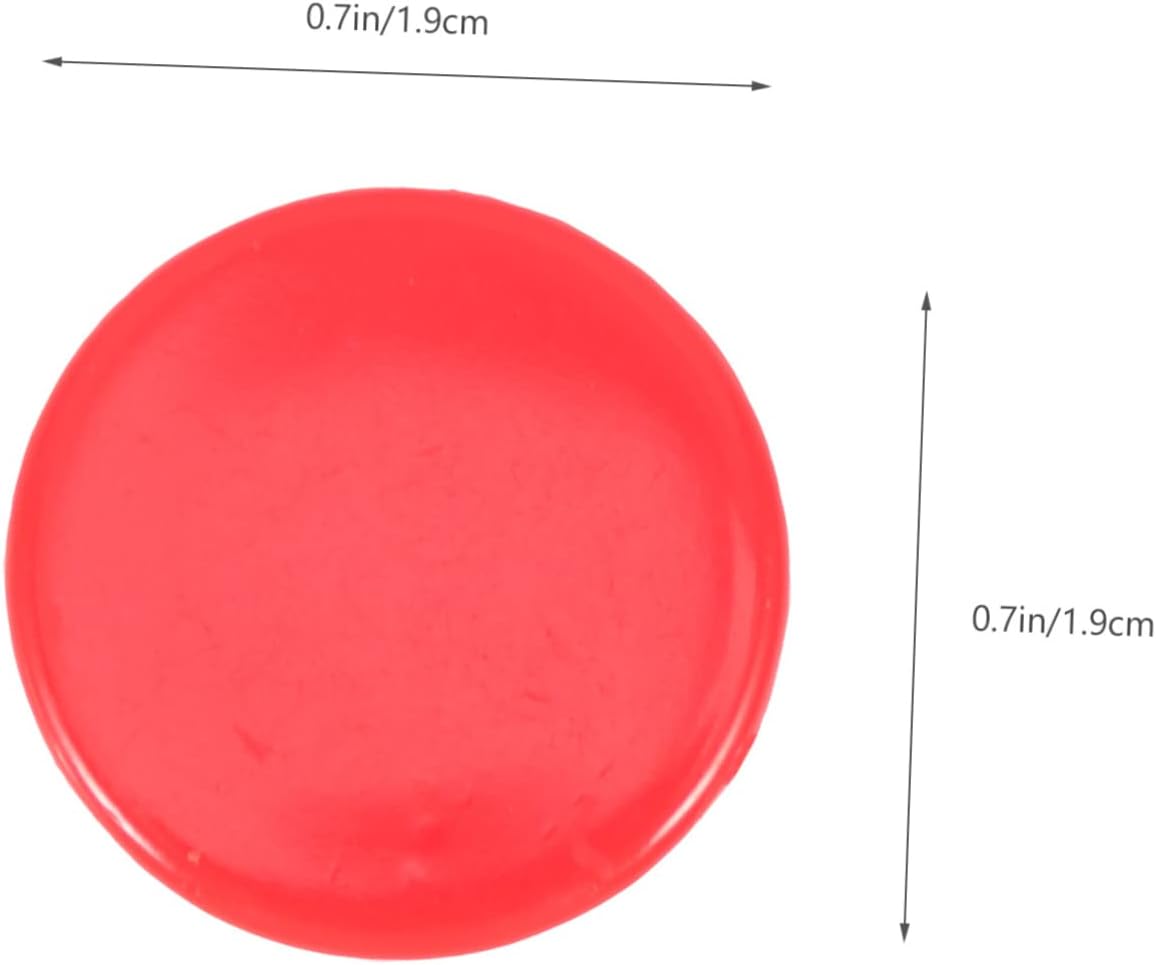 BESPORTBLE Solid Color Bingo Chips Game Counters for Math Teaching Board Games Bingo Accessories