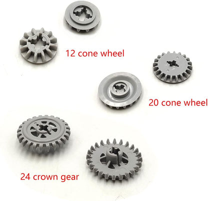 dspitwod MOC Technical Wheels Connectors Rack Gear Car Suspension Building Brick Accessories Pieces Sets STEM Learning Kits Engineering Toy Gift for Kids …