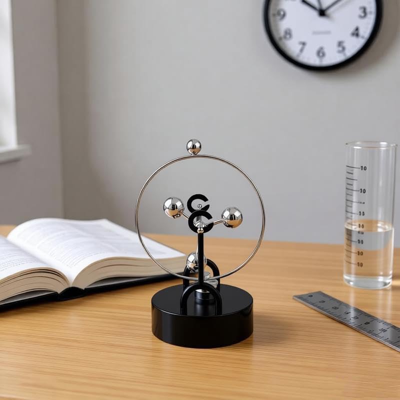 Perpetual Motion Kinetic Art Swing Physics Mechanics Balance Physics Desk Home Decor FN29
