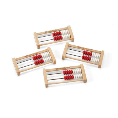 hand2mind Mini 20-Bead Wooden Rekenrek Class Set, Number Rack for Kids, Abacus for Kids, Counting Beads, Math Counters, Educational Toys for Elementary, Math Manipulatives (Set of 25)