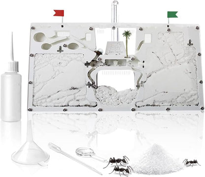 Ant Castle Farm - Live Ant Colony Observation Kit & Science Learning Habitat for Kids