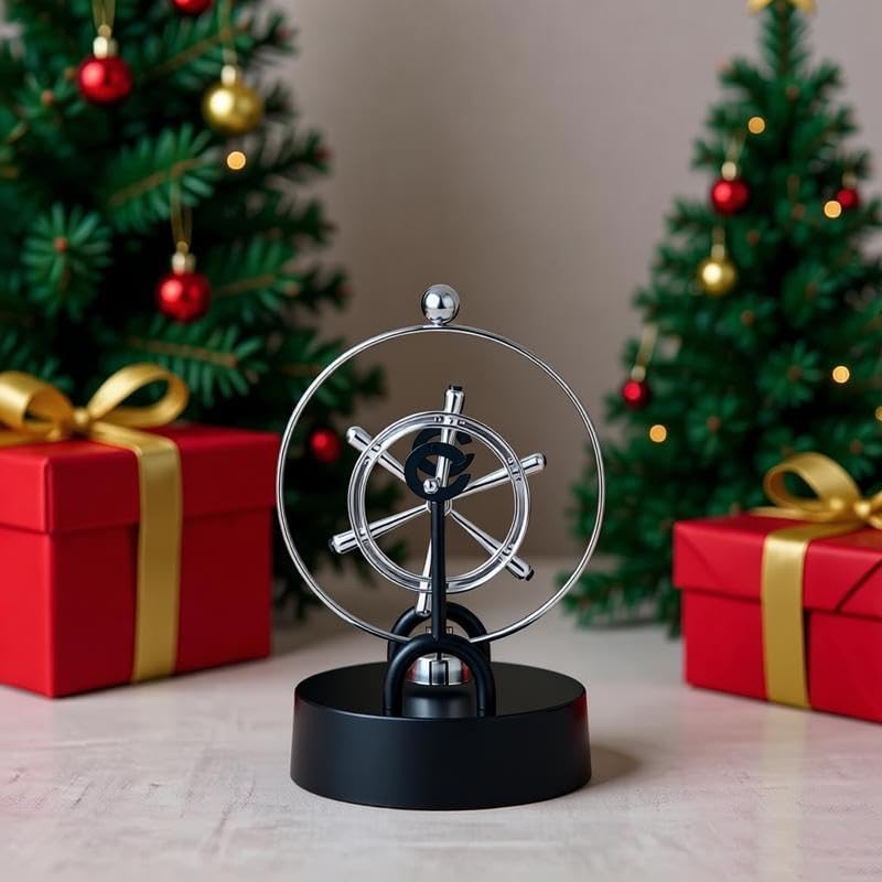 Perpetual Motion Kinetic Art Swing Physics Mechanics Balance Physics Desk Home Decor FN29