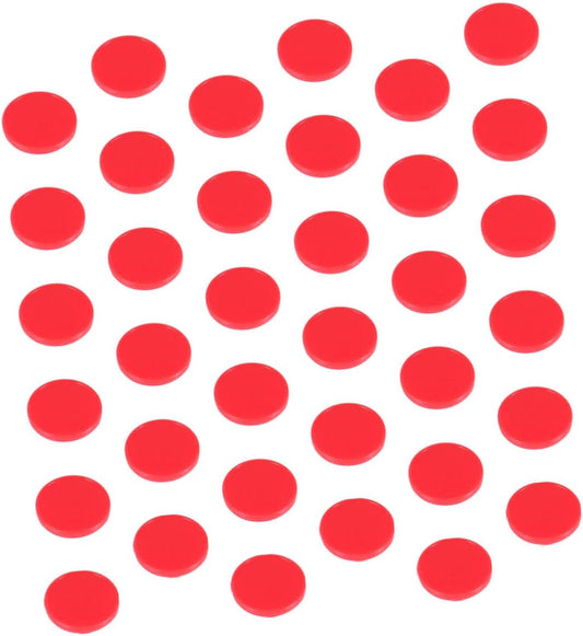 200pcs Colorful Counting Chips for Bingo Games Learning Tokens for Home School Red for Math Sorting and Patterning Activities