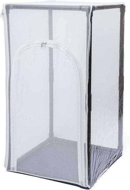 RESTCLOUD 30" Large Monarch Butterfly Habitat Cage, Outdoor Insect Mesh Cage Terrarium 16.5" x 16.5" x 30"