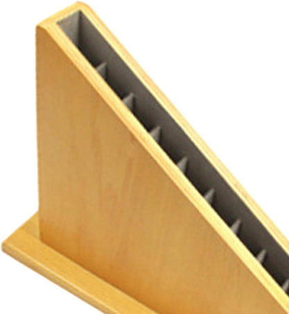 Montessori Rods Holder for Educational Play Red Blue Sticks Base for Kids