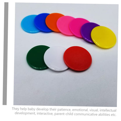 DOITOOL 300pcs Colorful Counting Chips for Math Learning Counters Teaching Supplies for Boys and Girls for Cognitive Development and Classroom Activities