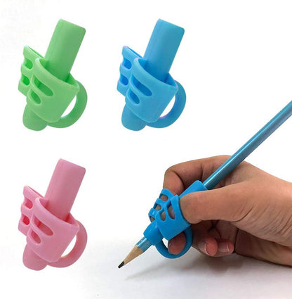 KOABBIT Pencil gripper kids/toddler handwriting aid tools for beginners,Pencil Holder for preschooler 2-4 Years learning to Write for Children's Training Pen Holding Posture Correction Tools(3 PACK)