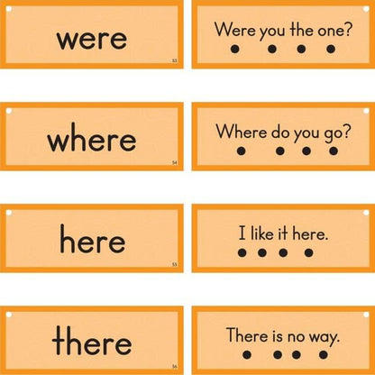 Really Good Stuff Tap and Track Tactile Sight Words and Sentence Cards - 100 Cards, Ages 5-7, Kindergarten and Up, Phonics Activity, Reading Game, Flash Cards, Learning