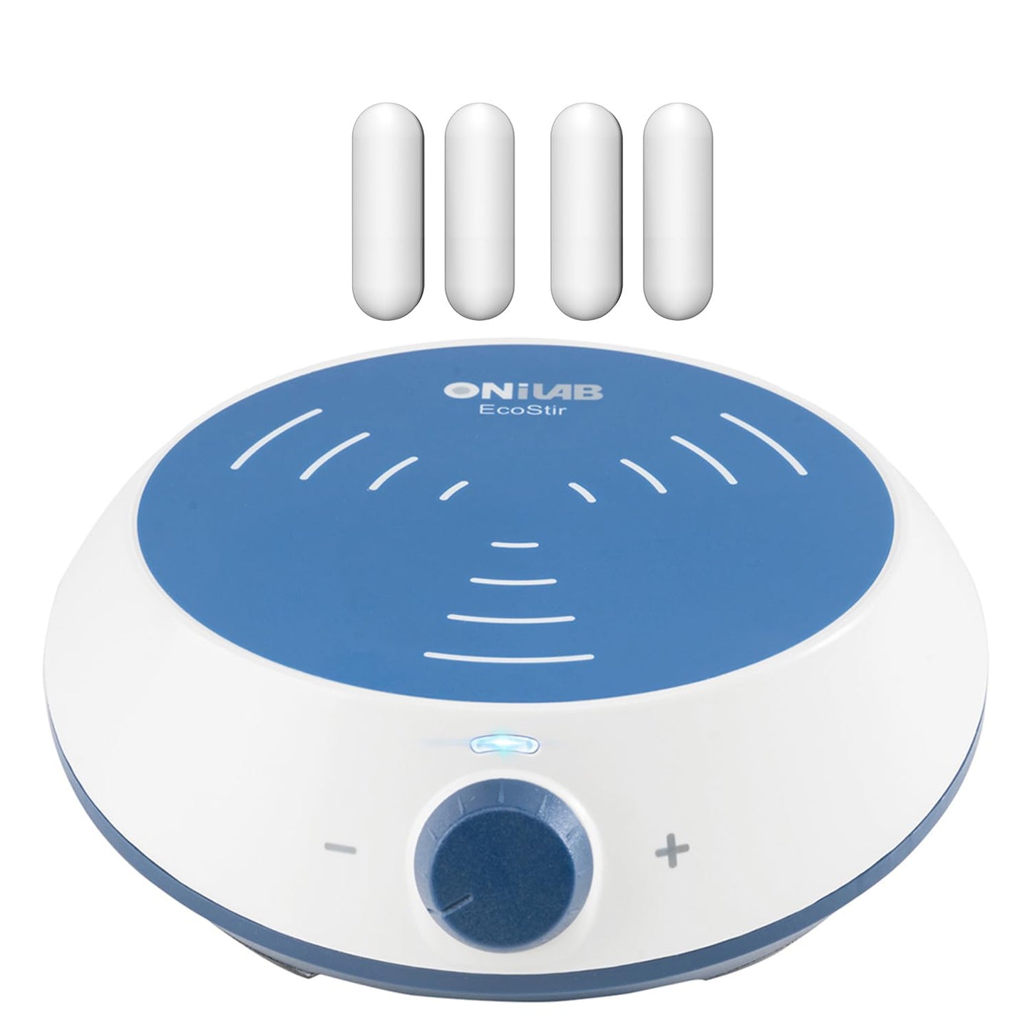 ONiLAB Magnetic Stirrer with Max Stirring Capacity 3000mL, Round-3m with 4PCS Stir Bars(No Heating)