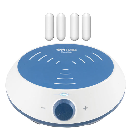 ONiLAB Magnetic Stirrer with Max Stirring Capacity 3000mL, Round-3m with 4PCS Stir Bars(No Heating)