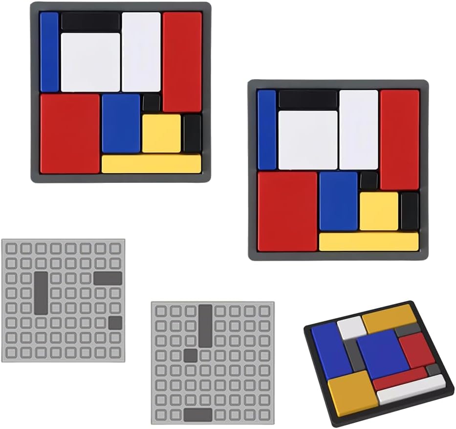 Logic Puzzle Brain Teaser Game for Kids & Adults, 88 Challenges 4 Difficulty Levels, Portable Design for Brain Training (1pcs)