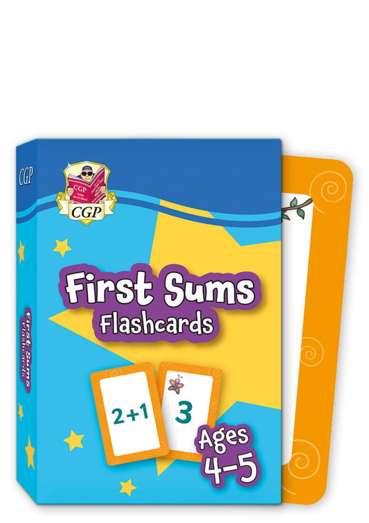 New First Sums Flashcards for Ages 4-5 (Reception): perfect for learning the number bonds to 10 (CGP Reception)