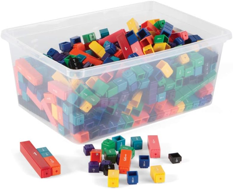 hand2mind Plastic Rainbow Fraction Circles, Circle Manipulatives, Fraction Tools for Kids, Math School Supplies, Montessori Math Materials, Classroom Math Manipulatives 4th Grade (15 Sets of 51)